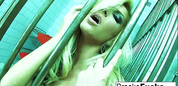 Watch Sexy Brooke Brand Get Down And Dirty In Jail!